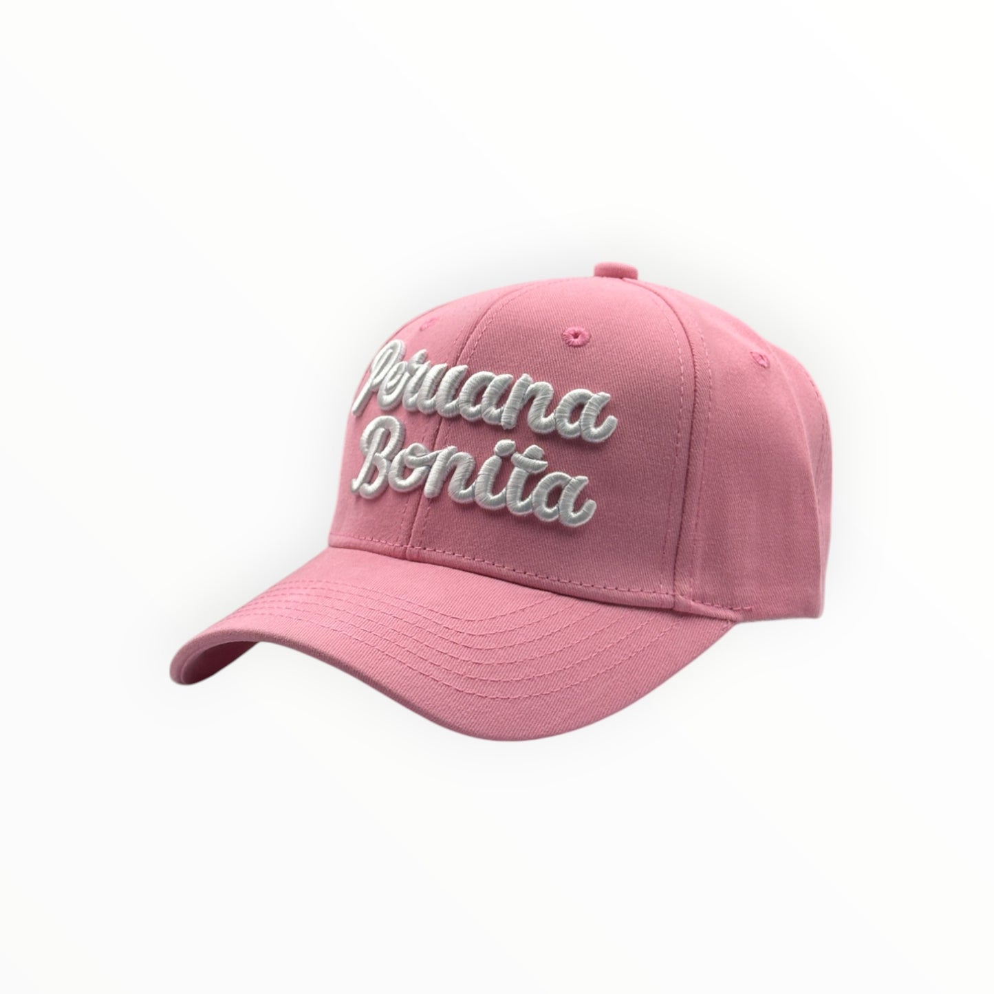 Gorra Peruana Bonita - Rosado y Blanco