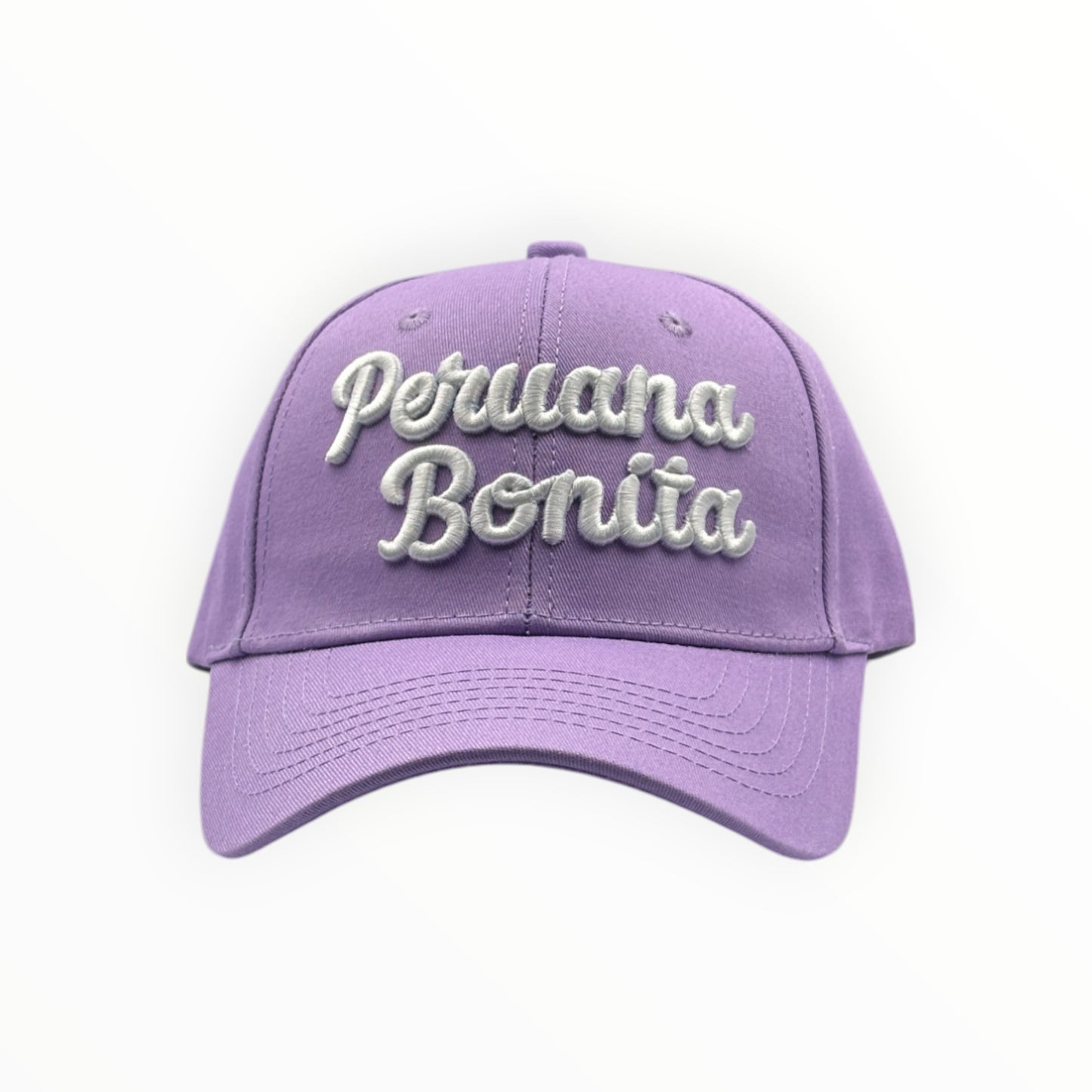 Gorra Peruana Bonita - Morado y Blanco