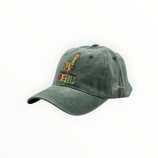 Gorra Llama Perú - Verde