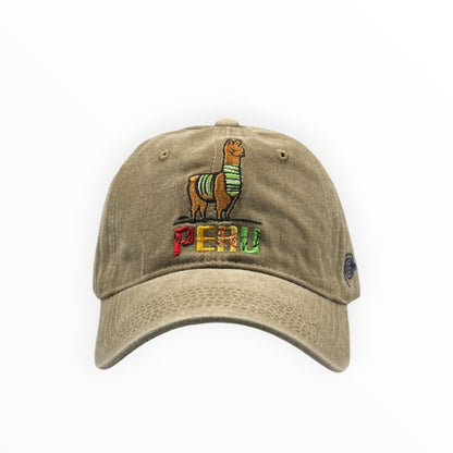 Gorra Llama Perú - Beige