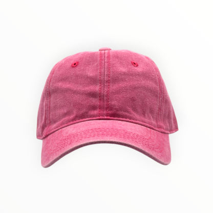 Gorra Vintage Prelavada - Coral