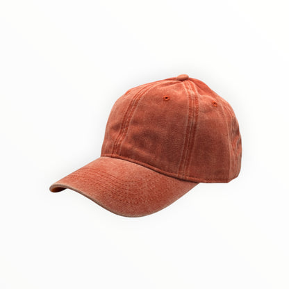 Gorra Vintage Prelavada - Naranja