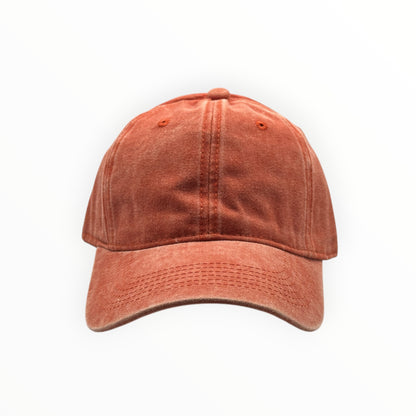 Gorra Vintage Prelavada - Naranja